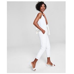 🛍️🆕NWT TOMMY HILFIGER| Woman's Cropped-Elastic Back Sloane Ankle Pants